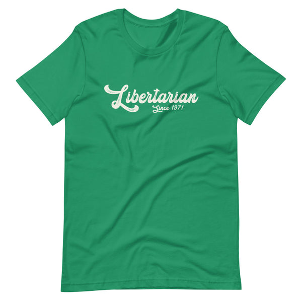 Libertarian 1971 Short-Sleeve Unisex T-Shirt - Proud Libertarian - Libertarian Frontier