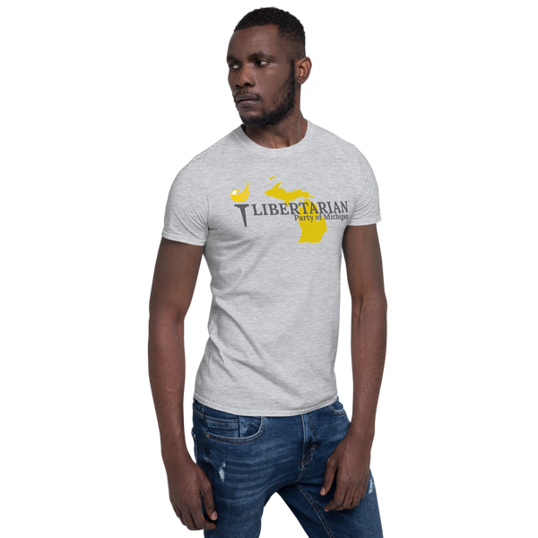 Libertarian Party of Michigan Short-Sleeve Unisex T-Shirt - Proud Libertarian - Proud Libertarian