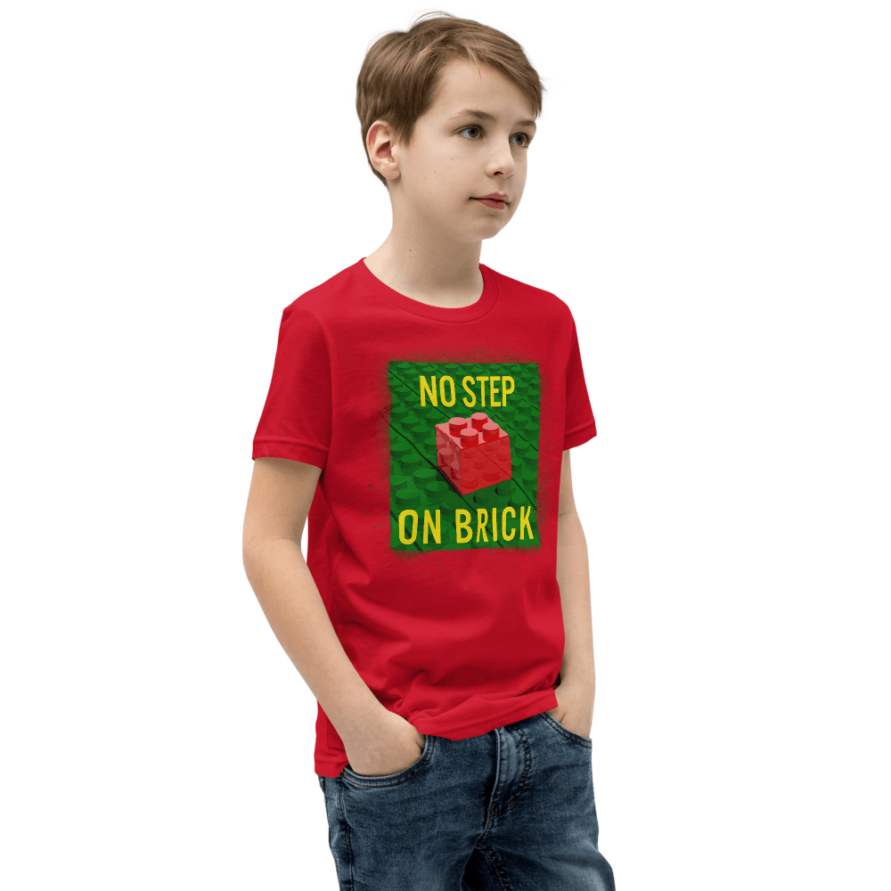 No Step on Brick (Don't Tread) Youth Short Sleeve T-Shirt - Proud Libertarian - Proud Libertarian