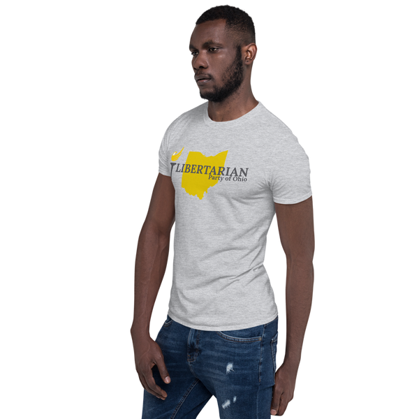 Libertarian Party of Ohio Short-Sleeve Unisex T-Shirt - Proud Libertarian - Proud Libertarian