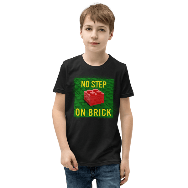 No Step on Brick (Don't Tread) Youth Short Sleeve T-Shirt - Proud Libertarian - Proud Libertarian