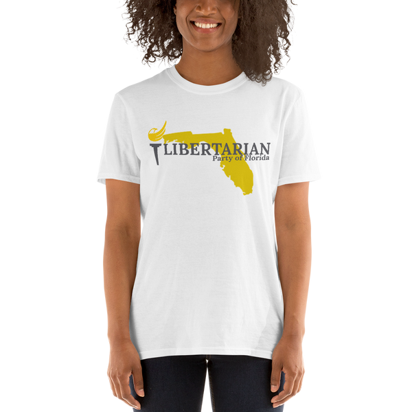 Libertarian Party of Florida Short-Sleeve Unisex T-Shirt - Proud Libertarian - Proud Libertarian