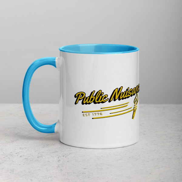 Public Nuisance Mug with Color Inside - Proud Libertarian - All on Georgia