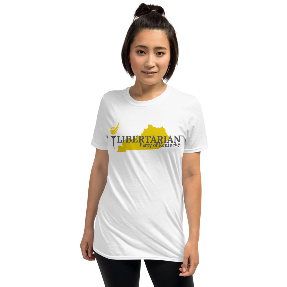 Libertarian Party of Kentucky Short-Sleeve Unisex T-Shirt - Proud Libertarian - Proud Libertarian