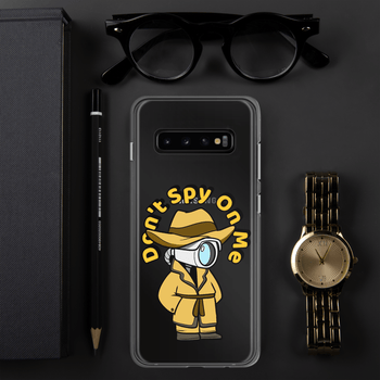 Don't Spy on Me Cartoon Samsung Case - Proud Libertarian - Cartoons of Liberty