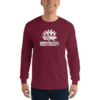 Libertarian Porcupine (Since 1971) Men’s Long Sleeve Shirt - Proud Libertarian - Proud Libertarian