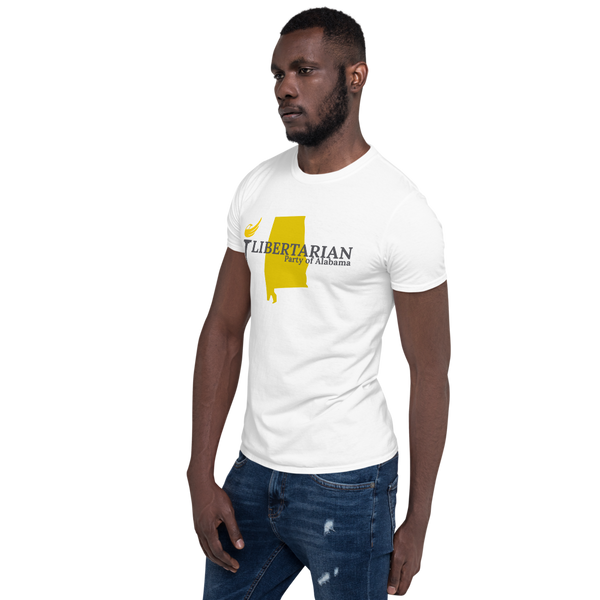 Libertarian Party of Alabama Short-Sleeve Unisex T-Shirt - Proud Libertarian - Libertarian Party of Alabama