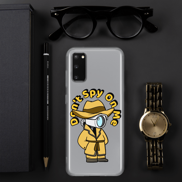 Don't Spy on Me Cartoon Samsung Case - Proud Libertarian - Cartoons of Liberty