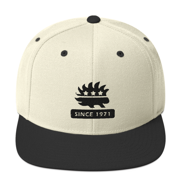 Libertarian Porcupine (Since 1971) Snapback Hat - Proud Libertarian - Proud Libertarian