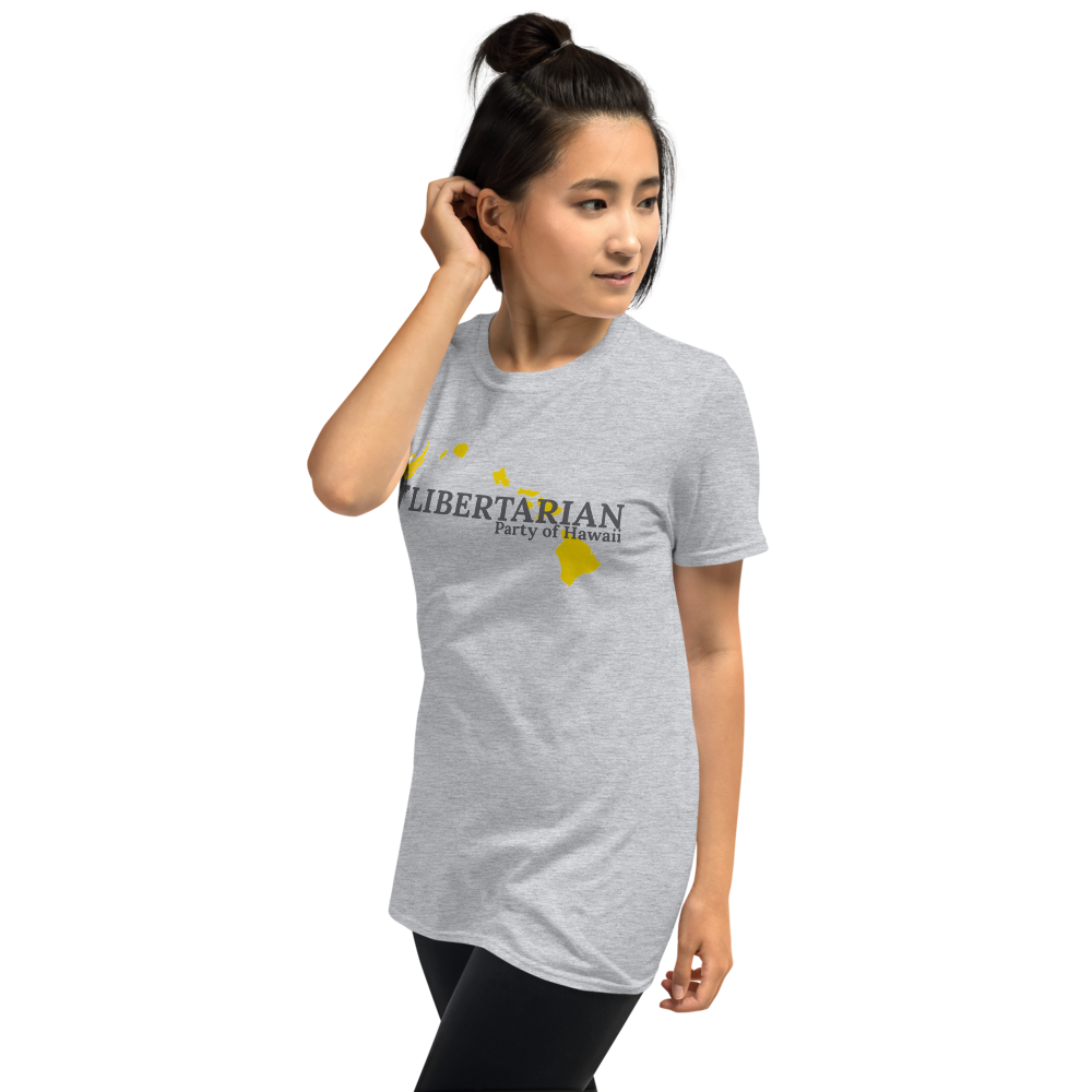 Libertarian Party of Hawaii Short-Sleeve Unisex T-Shirt - Proud Libertarian - Proud Libertarian