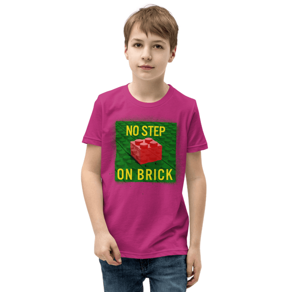 No Step on Brick (Don't Tread) Youth Short Sleeve T-Shirt - Proud Libertarian - Proud Libertarian