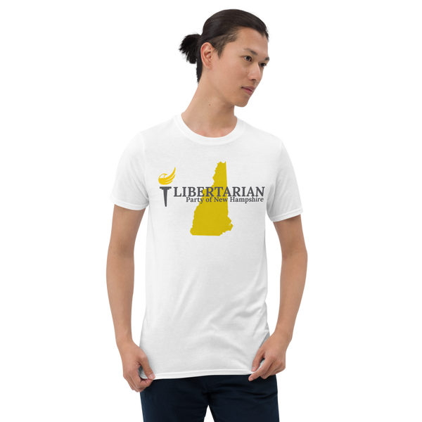 Libertarian Party of New Hampshire Short-Sleeve Unisex T-Shirt - Proud Libertarian - Proud Libertarian