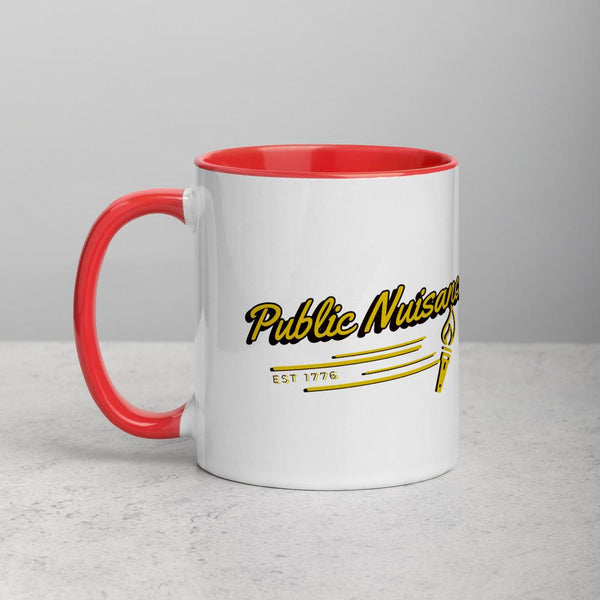 Public Nuisance Mug with Color Inside - Proud Libertarian - All on Georgia