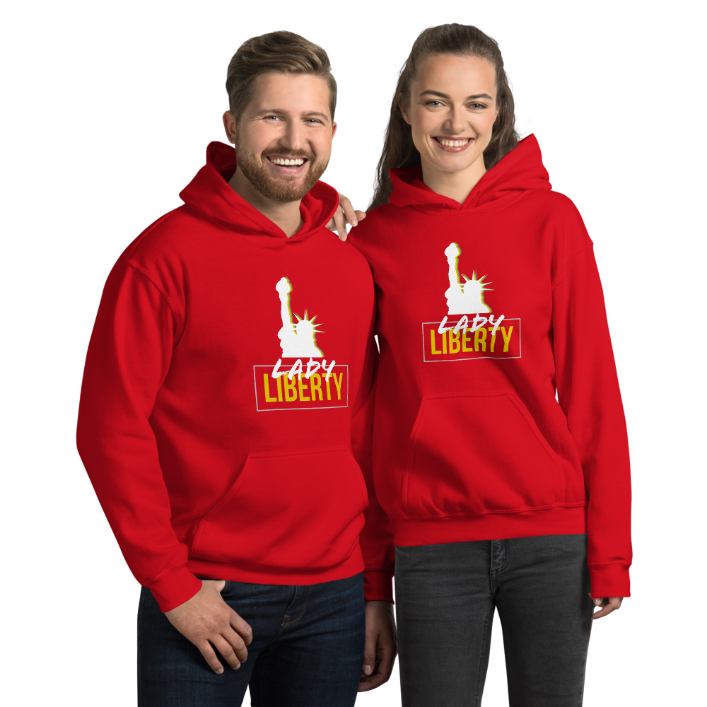 Lady Liberty Unisex Hoodie - Proud Libertarian - Proud Libertarian