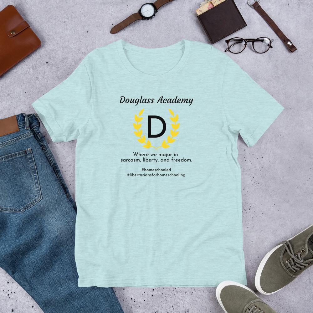 Douglass Academy Home School Short-Sleeve Unisex T-Shirt - Proud Libertarian - Proud Libertarian