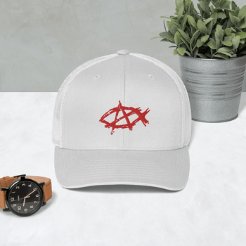 AnarchoChristian Trucker Cap - Proud Libertarian - AnarchoChristian