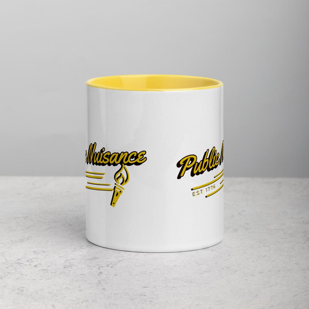 Public Nuisance Mug with Color Inside - Proud Libertarian - All on Georgia