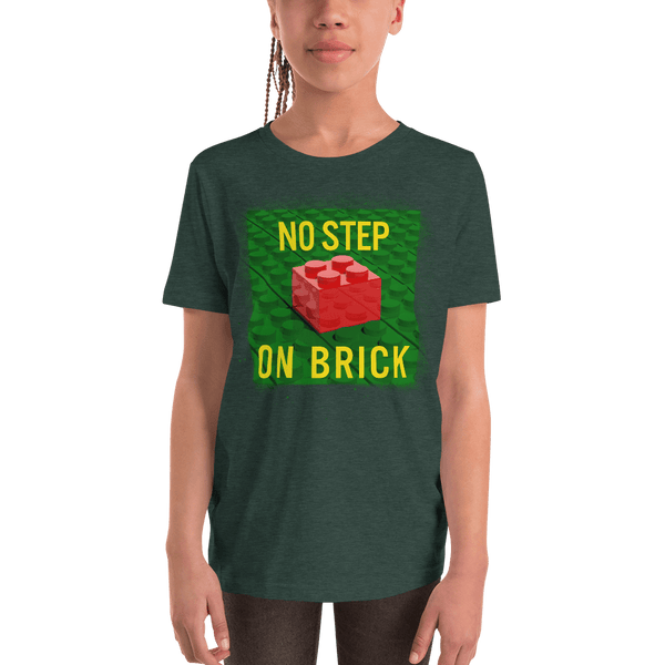 No Step on Brick (Don't Tread) Youth Short Sleeve T-Shirt - Proud Libertarian - Proud Libertarian