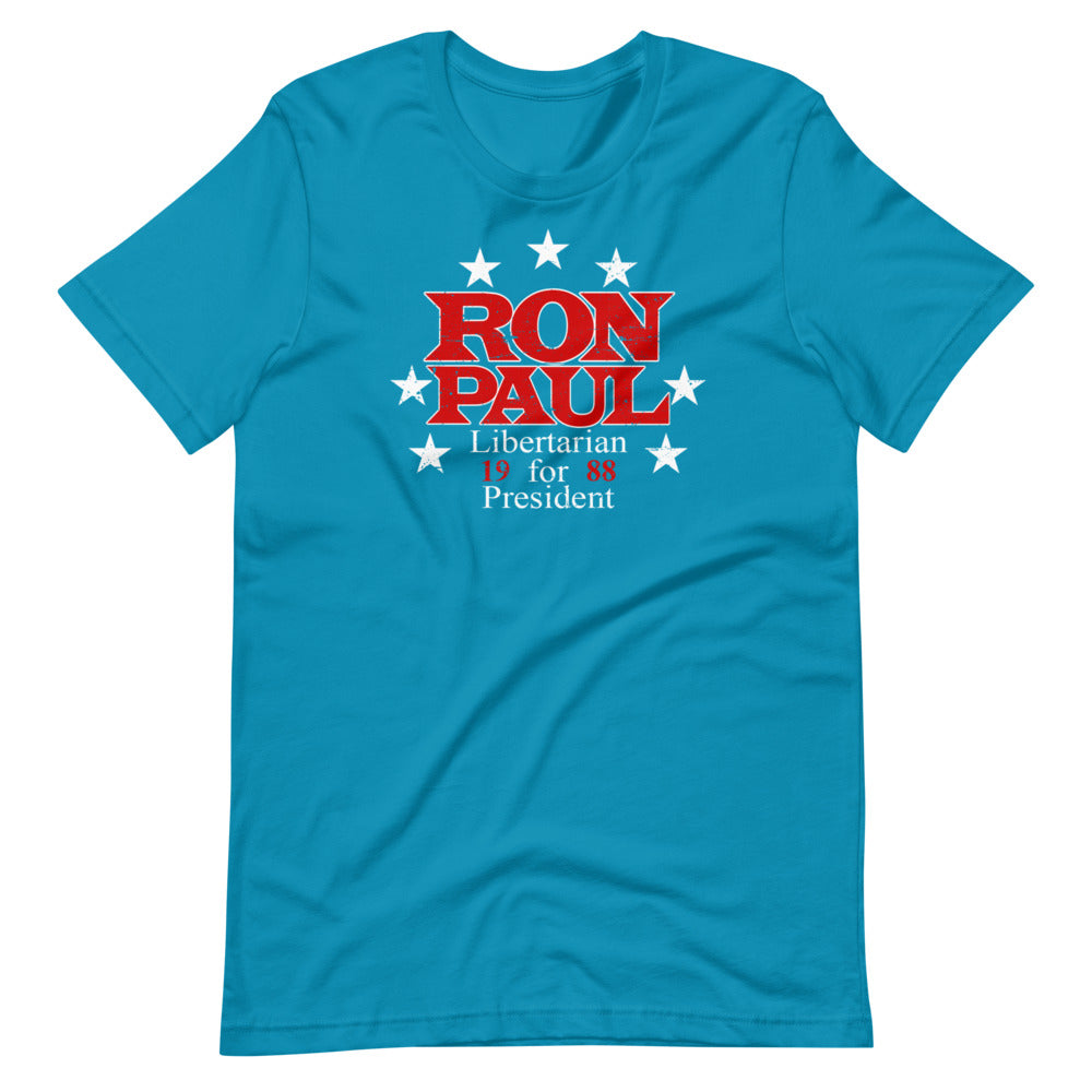 Ron Paul for President Short-Sleeve Unisex T-Shirt - Proud Libertarian - Libertarian Frontier