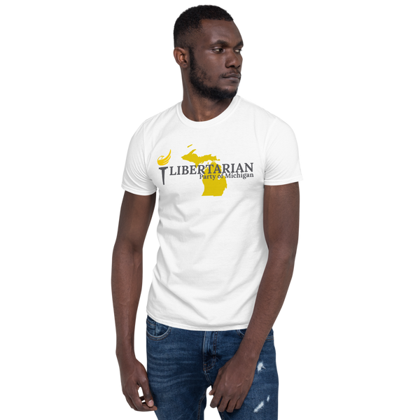 Libertarian Party of Michigan Short-Sleeve Unisex T-Shirt - Proud Libertarian - Proud Libertarian