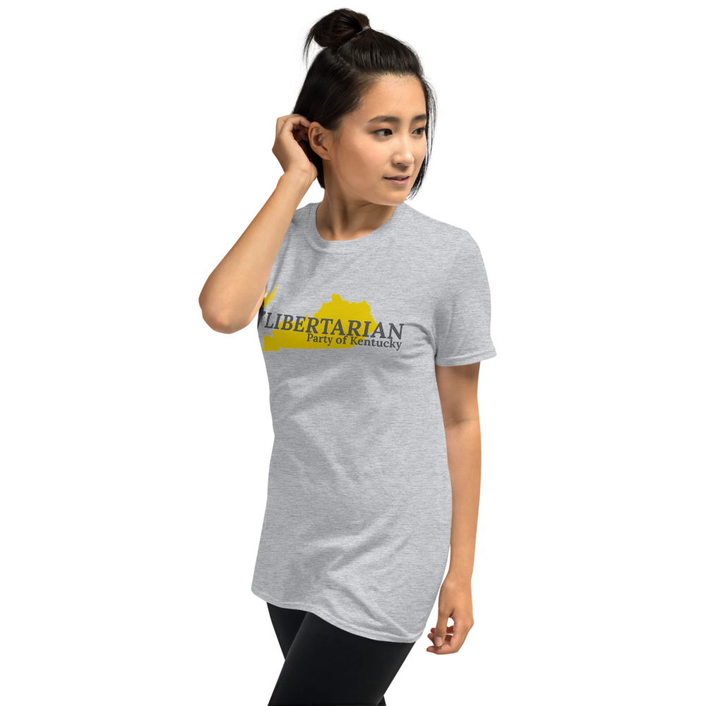 Libertarian Party of Kentucky Short-Sleeve Unisex T-Shirt - Proud Libertarian - Proud Libertarian