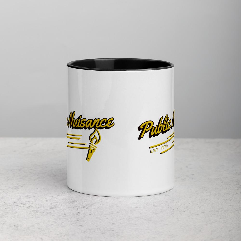 Public Nuisance Mug with Color Inside - Proud Libertarian - All on Georgia