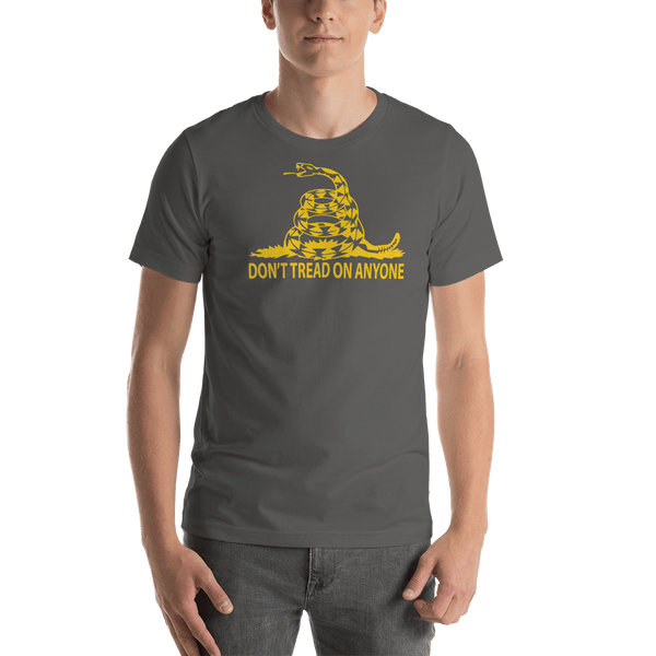 Don't Tread on Anyone Slim-Fit Unisex T-Shirt - Proud Libertarian - Proud Libertarian