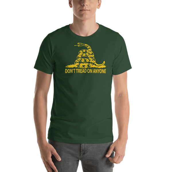 Don't Tread on Anyone Slim-Fit Unisex T-Shirt - Proud Libertarian - Proud Libertarian