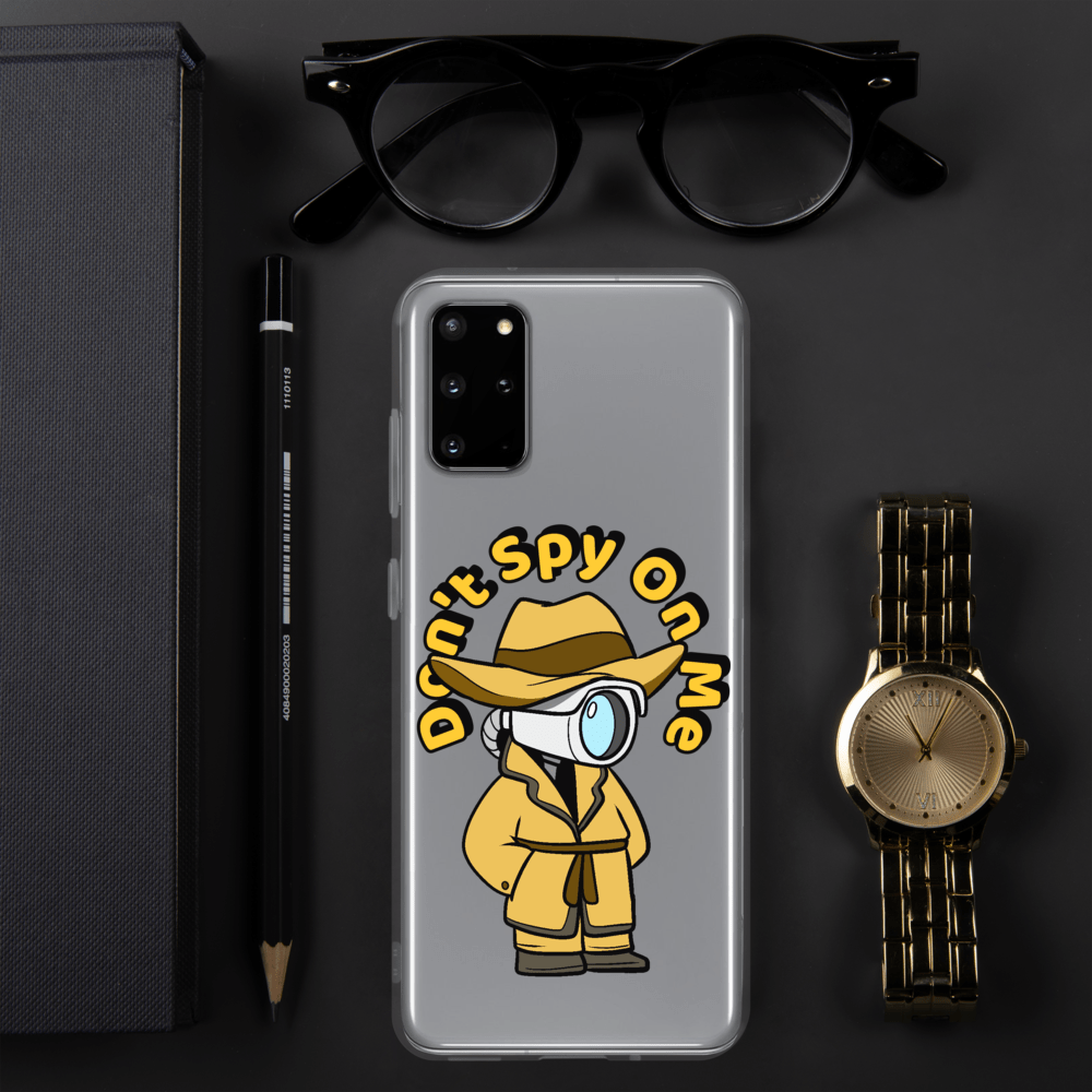 Don't Spy on Me Cartoon Samsung Case - Proud Libertarian - Cartoons of Liberty