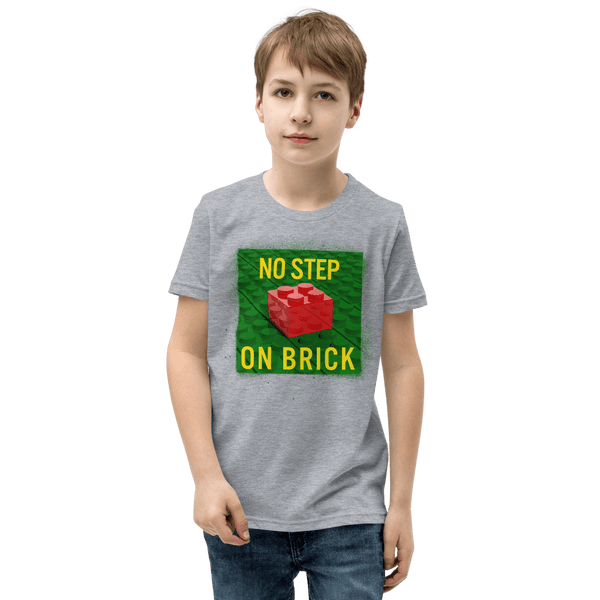 No Step on Brick (Don't Tread) Youth Short Sleeve T-Shirt - Proud Libertarian - Proud Libertarian