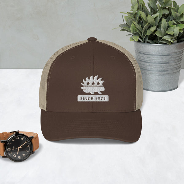 Libertarian Porcupine (Since 1971) Trucker Cap - Proud Libertarian - Proud Libertarian