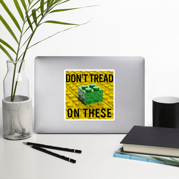 Don't Tread on These Bricks Bubble-free stickers - Proud Libertarian - Proud Libertarian