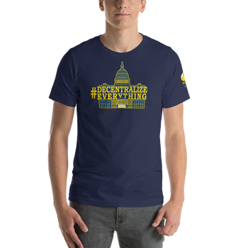 #DecentralizeEverything - Michael Rufo For Congress T-Shirt - Proud Libertarian - Michael Rufo