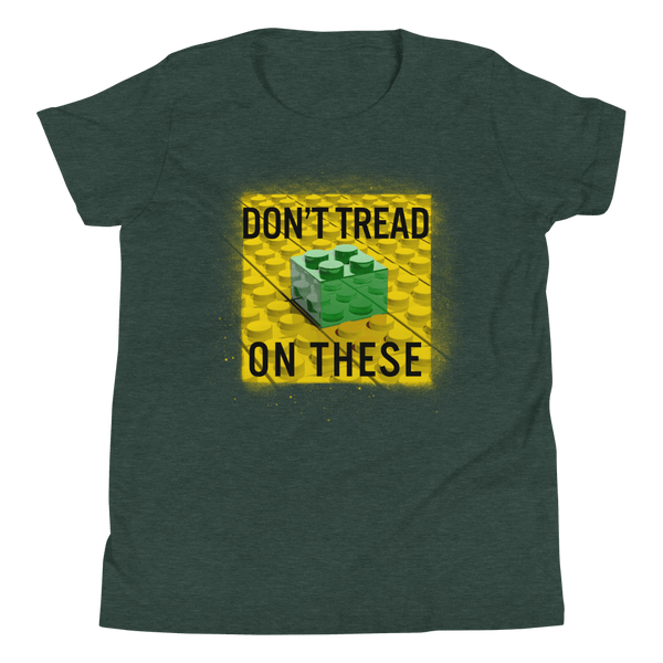 Don't Tread on These Bricks Youth Short Sleeve T-Shirt - Proud Libertarian - Proud Libertarian