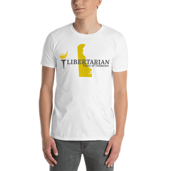 Libertarian Party of Delaware Short-Sleeve Unisex T-Shirt - Proud Libertarian - Proud Libertarian