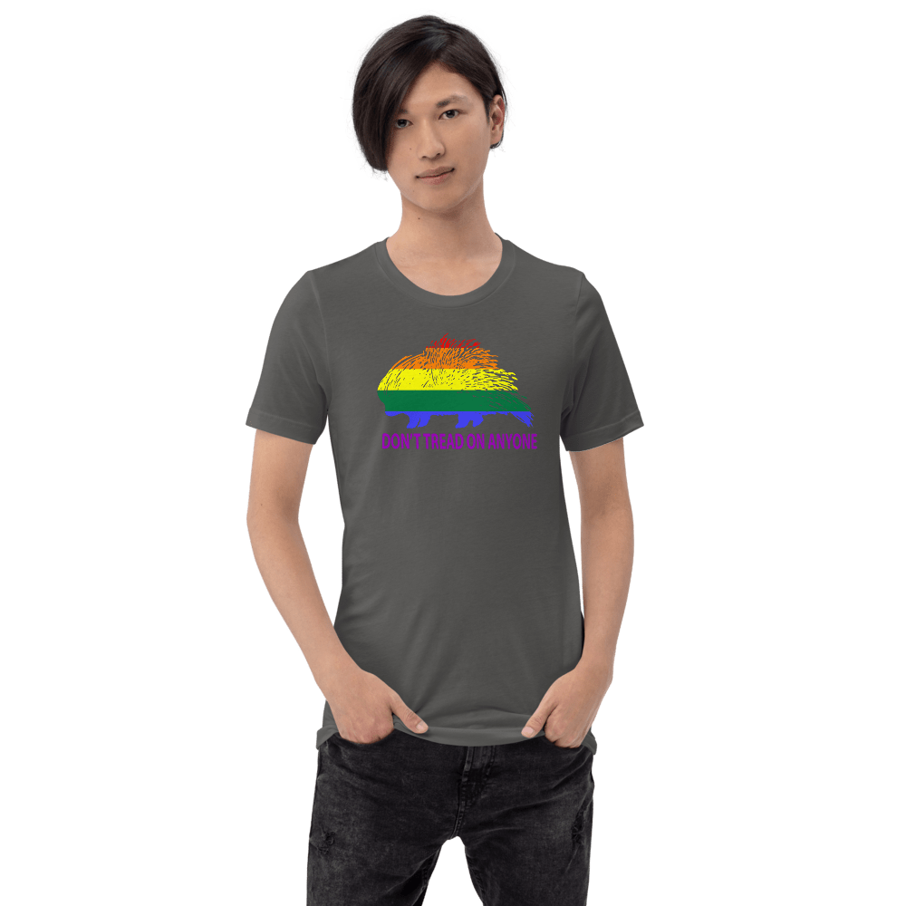 Don't Tread on Anyone LGBTQ SlimFit Unisex T-Shirt - Proud Libertarian - Proud Libertarian