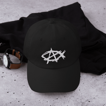 AnarchoChristian Dad hat - Proud Libertarian - AnarchoChristian