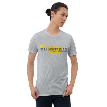 Libertarian Party of Montana Short-Sleeve Unisex T-Shirt - Proud Libertarian - Proud Libertarian