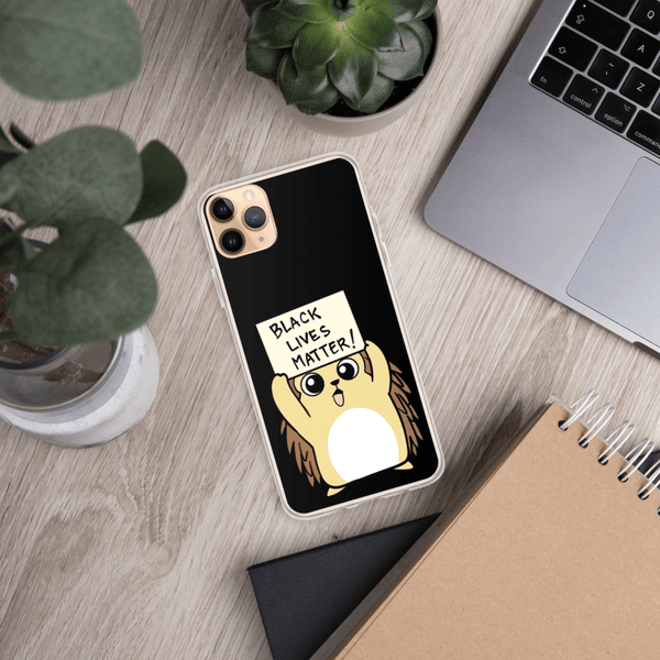 Black Lives Matter Porcupine Cartoon iPhone Case - Proud Libertarian - Cartoons of Liberty