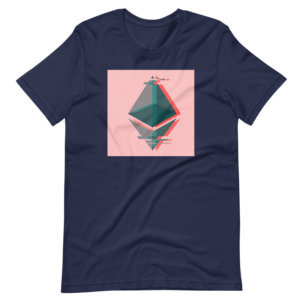 Ethereum3D Short-Sleeve Unisex T-Shirt - Proud Libertarian - Libertarian Frontier