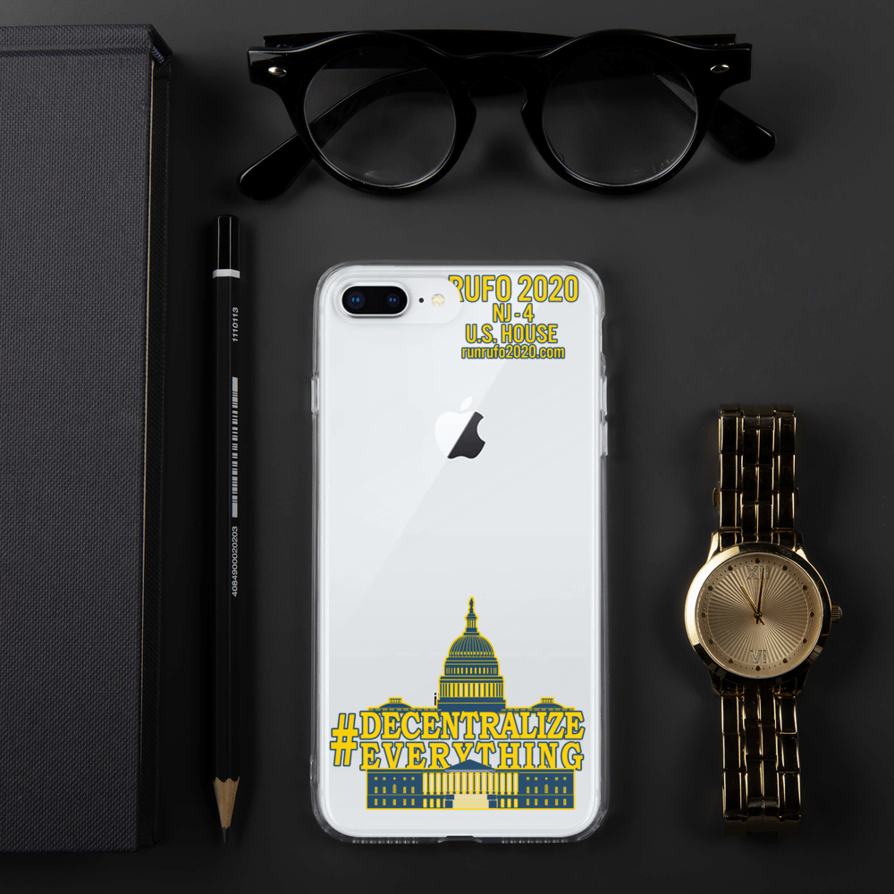 #Decentralize Everything Michael Rufo for Congress iPhone Case - Proud Libertarian - Michael Rufo