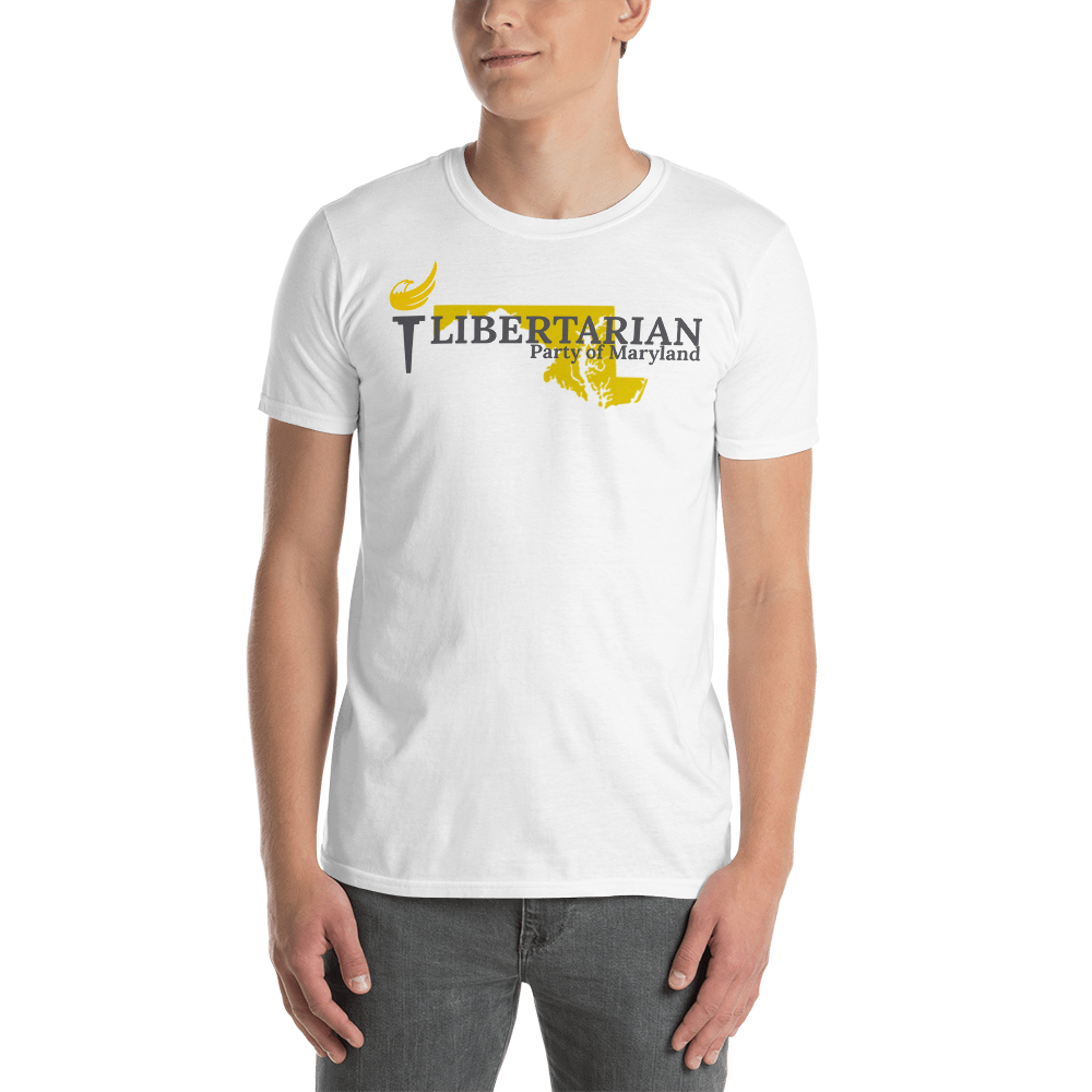 Libertarian Party of Maryland Short-Sleeve Unisex T-Shirt - Proud Libertarian - Proud Libertarian