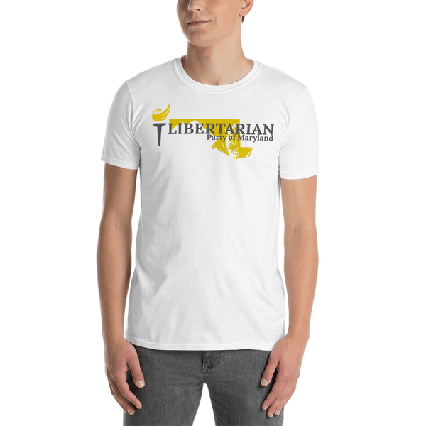 Libertarian Party of Maryland Short-Sleeve Unisex T-Shirt - Proud Libertarian - Proud Libertarian