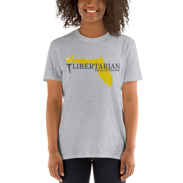 Libertarian Party of Florida Short-Sleeve Unisex T-Shirt - Proud Libertarian - Proud Libertarian