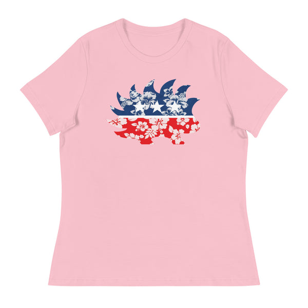 Hawaiian Porcupine Women's Relaxed T-Shirt - Proud Libertarian - Libertarian Frontier