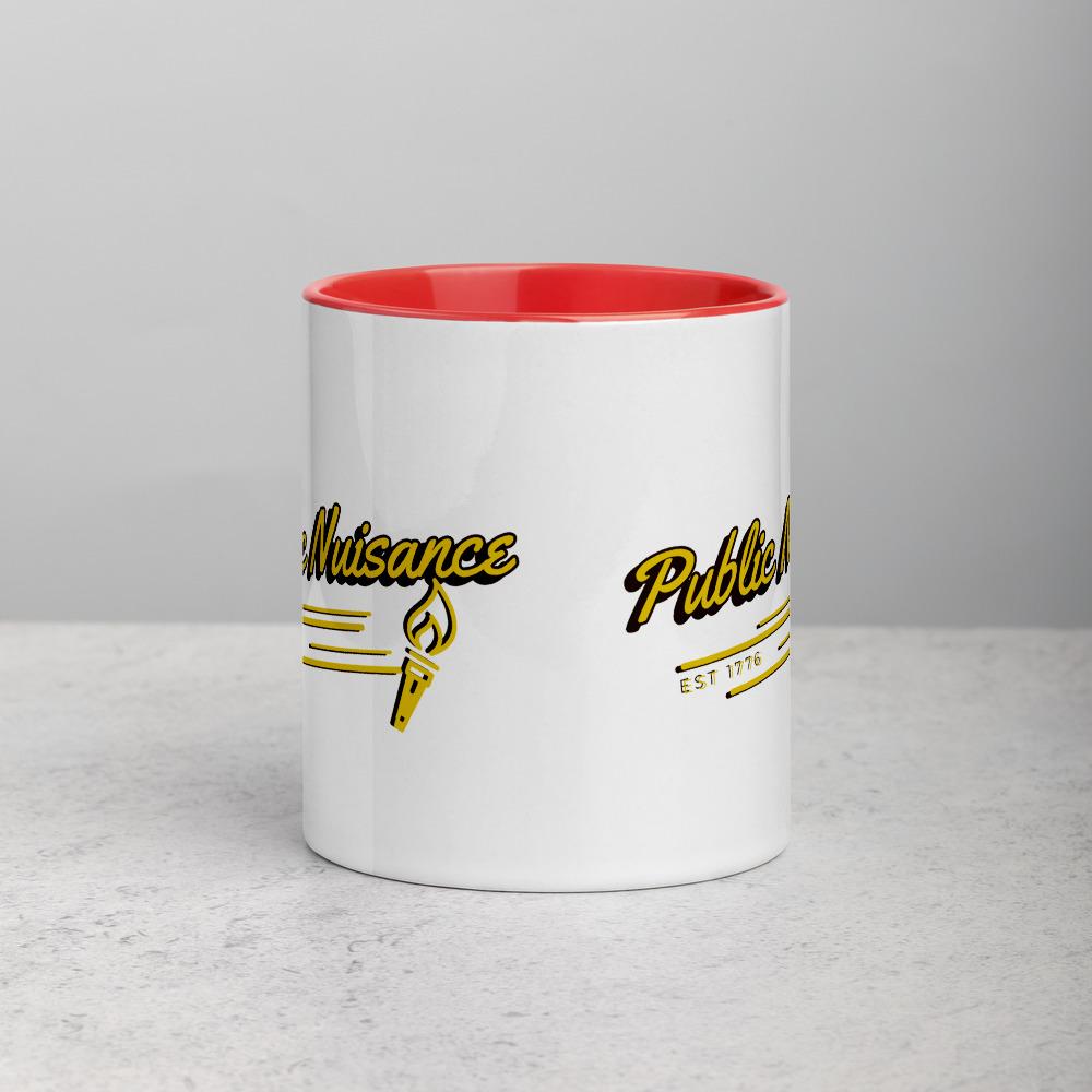 Public Nuisance Mug with Color Inside - Proud Libertarian - All on Georgia