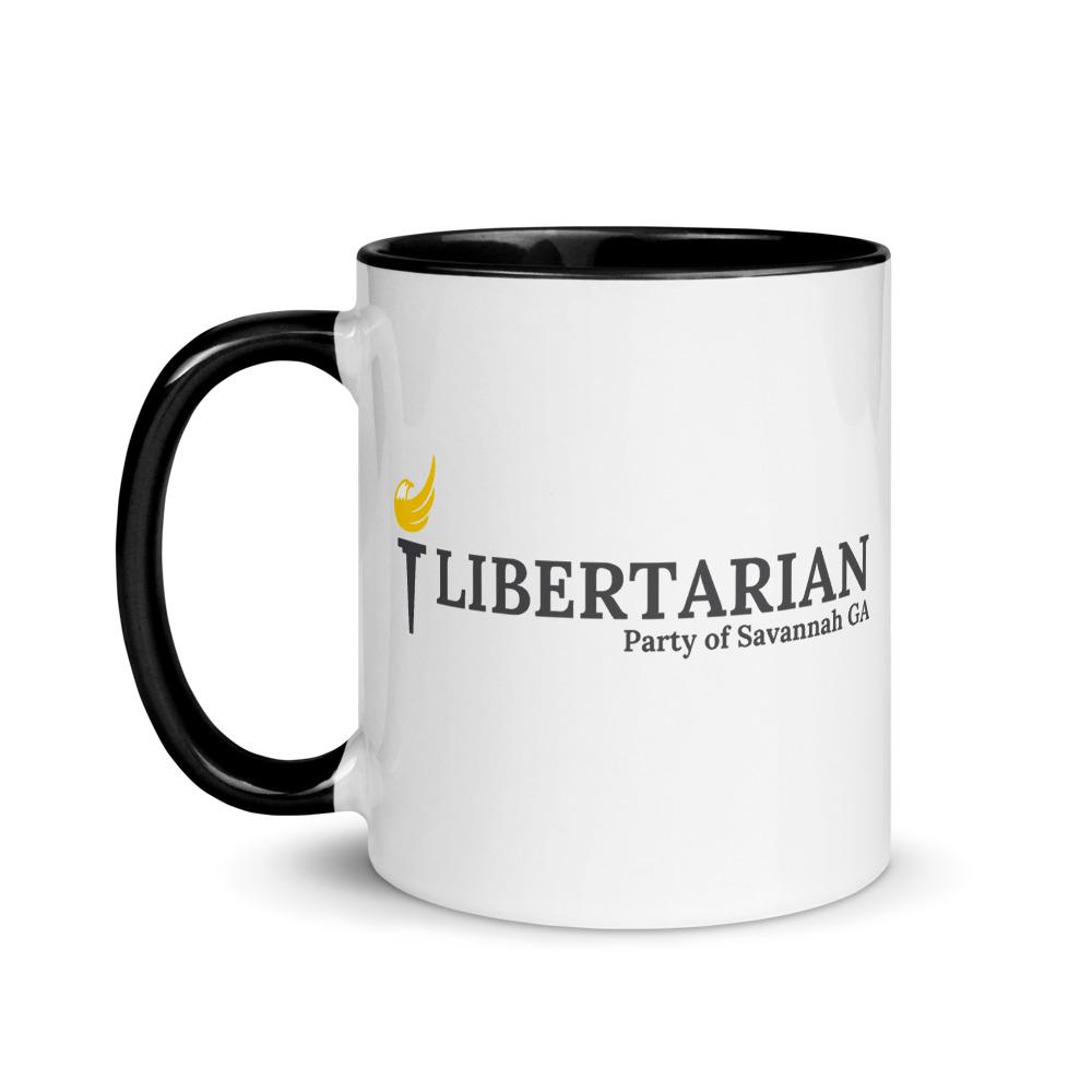 LP Savannah GA Mug with Color Inside - Proud Libertarian - Proud Libertarian