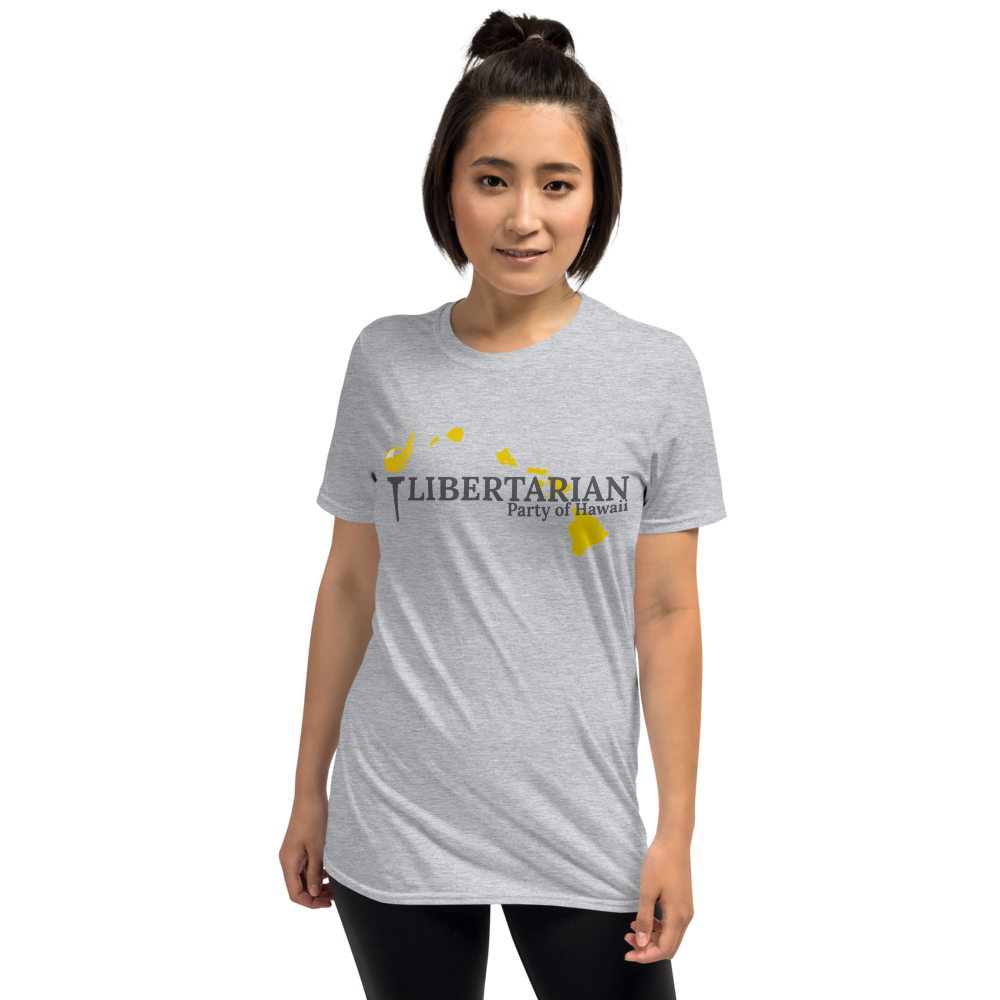 Libertarian Party of Hawaii Short-Sleeve Unisex T-Shirt - Proud Libertarian - Proud Libertarian