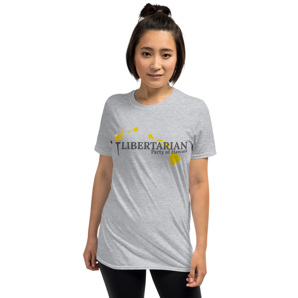 Libertarian Party of Hawaii Short-Sleeve Unisex T-Shirt - Proud Libertarian - Proud Libertarian