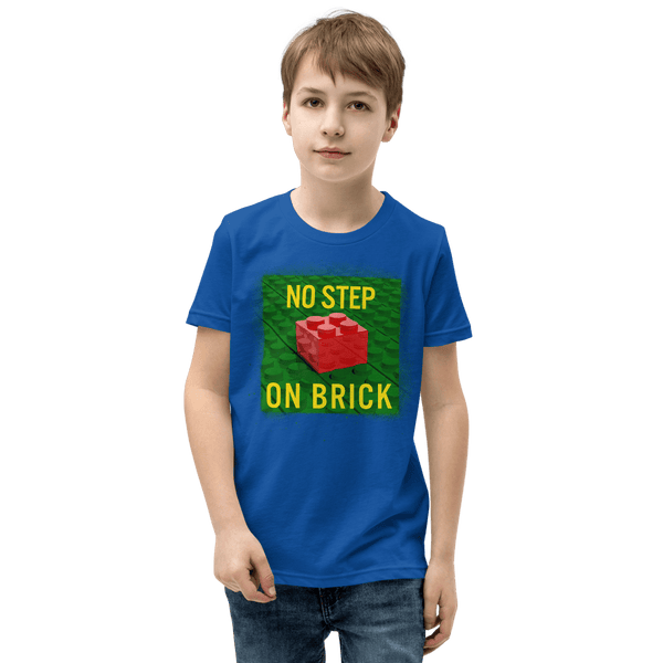 No Step on Brick (Don't Tread) Youth Short Sleeve T-Shirt - Proud Libertarian - Proud Libertarian